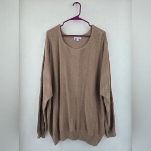 Kathy Ireland Women's Tan Sweater
